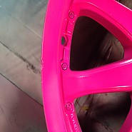 엘카 프로텍트 고무코팅제 무광 형광 핑크